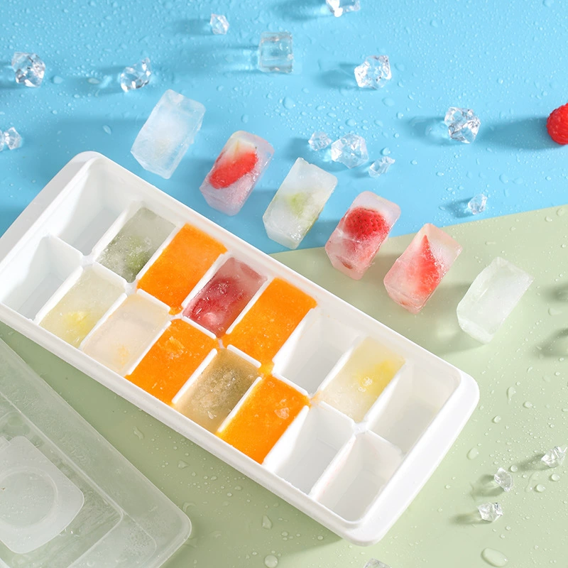 Поднос для льда замороженная форма для кубиков льда Квадратный поднос для льда 16 ячеек для льда Форма для льда бытовая пищевая коробка для хранения льда