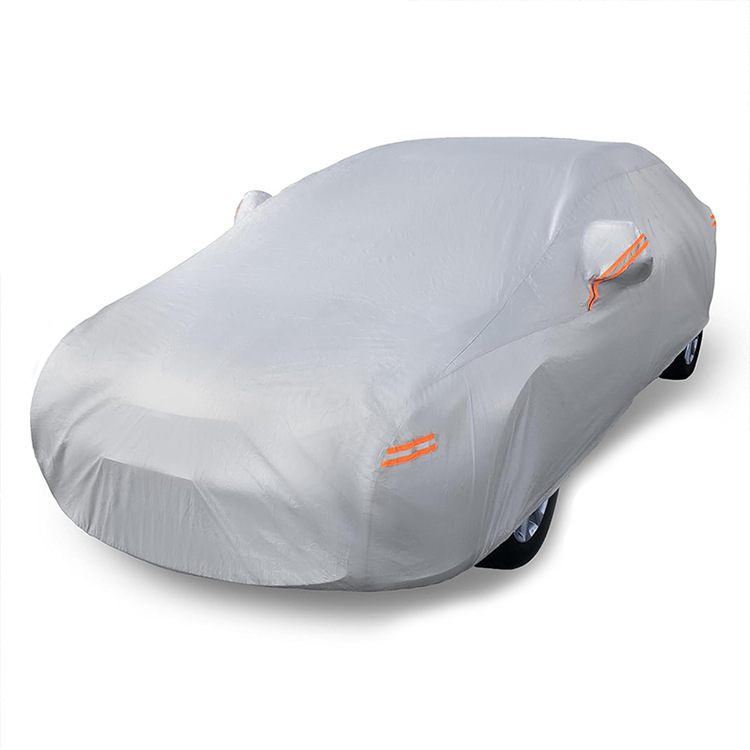 Spot Four-Season Universal Car Cover Plus Cotton Aluminum Mold Car Cover Waterproof and Dustproof Car Sunshade and Sun Protection Car Cover