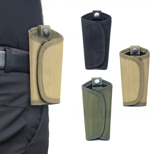 Outdoor multi-function tactical key bag MOLLE system firmware camouflage hanging bag