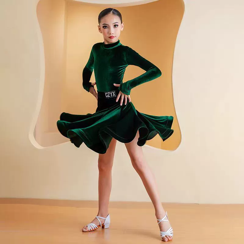 Детский латинский танцевальный костюм женский национальный стандарт профессиональный стандарт