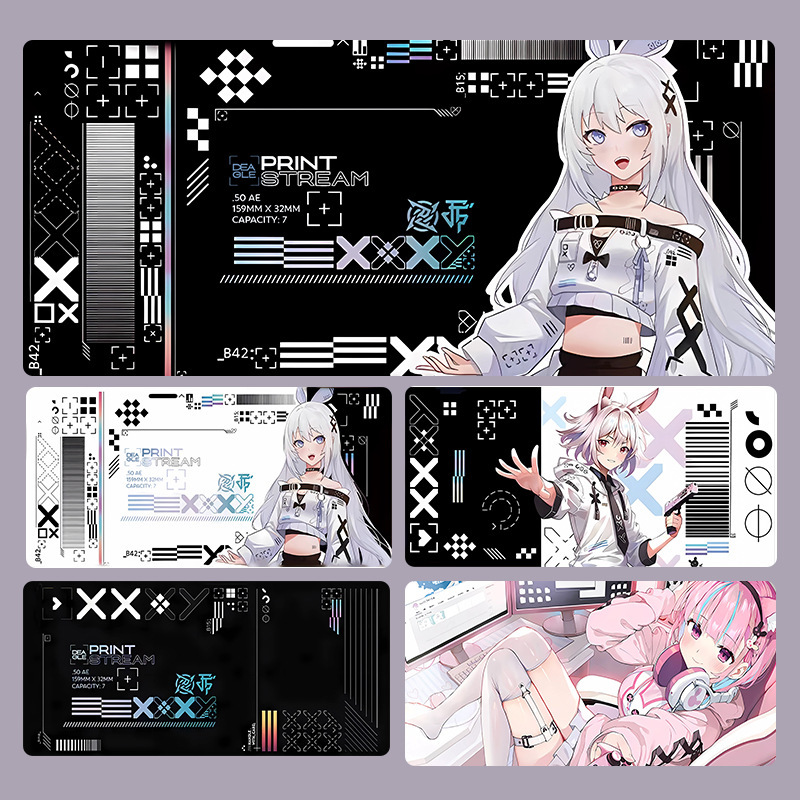 マウスパッド超巨大プリント集csgo電気競争滑り止めパッド男子二次元キーボードパッドゲーム専用テーブルパッド|undefined