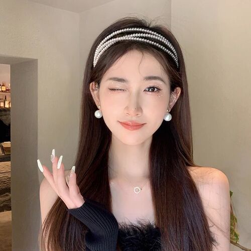 Pearl Hair Clip for Women - Ultra-Chic French Romantic Style, 2024 New Arrival, Face-Framing High Crown Hair Accessory, 2024 Hair Pin