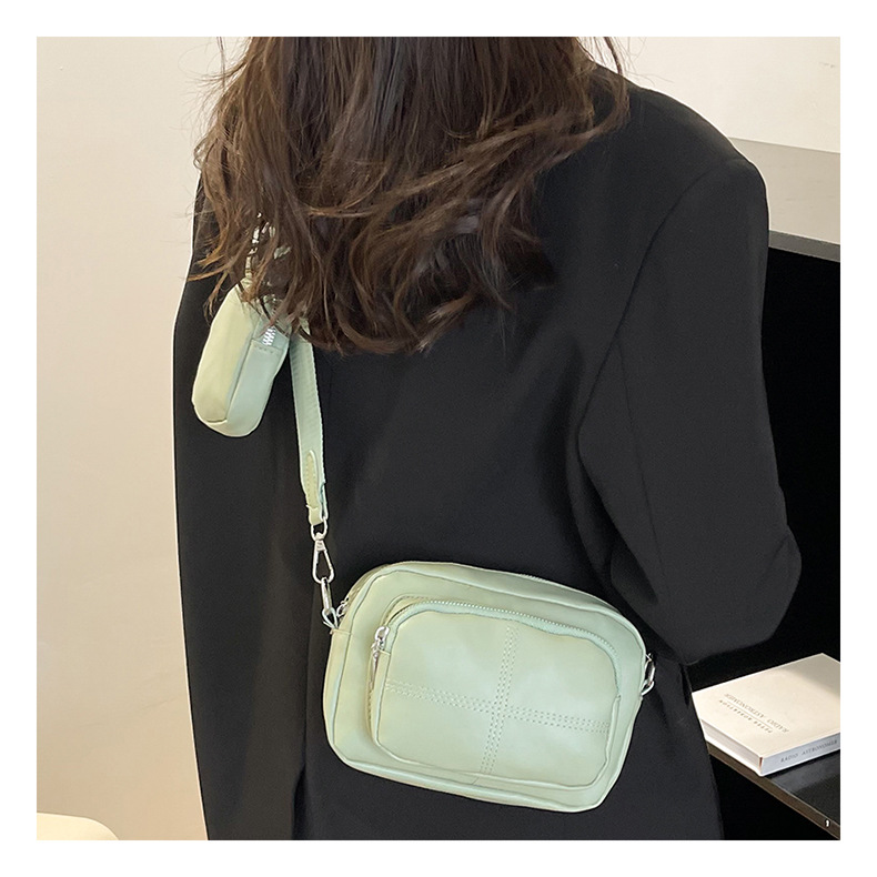 Nowa, mała, popularna torba listonoszka Baigou Box Nylon na jedno ramię dla kobiet_voghion.com