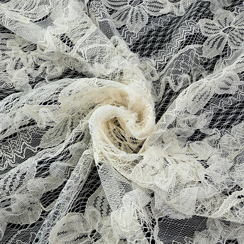 2025 primavera y verano nueva artesanía de moda encaje bordado dama francesa falda top fabricante spot tela