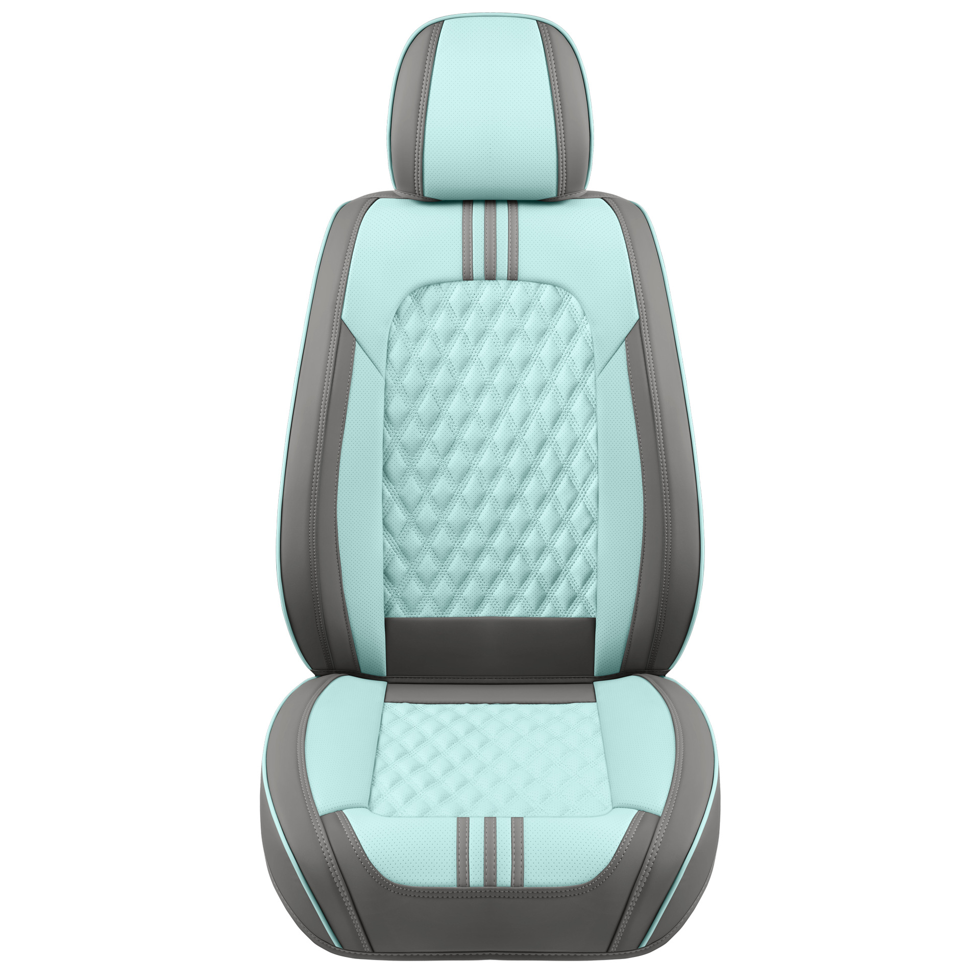 9D Full-Coverage Car Seat Cover, Universal for All Seasons, Breathable and Ventilated for Summer, Perforated Leather Seat Cover, Comfortable Car Cushion