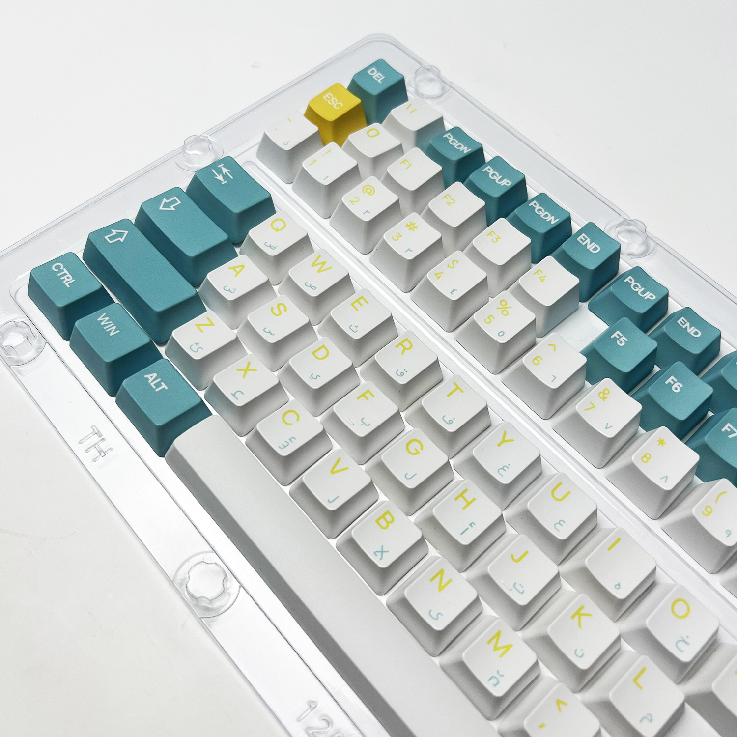 赤暴热升华海海盐柠檬题韩文俄文外文小全套键帽OE M高度机械键帽-阿里巴巴