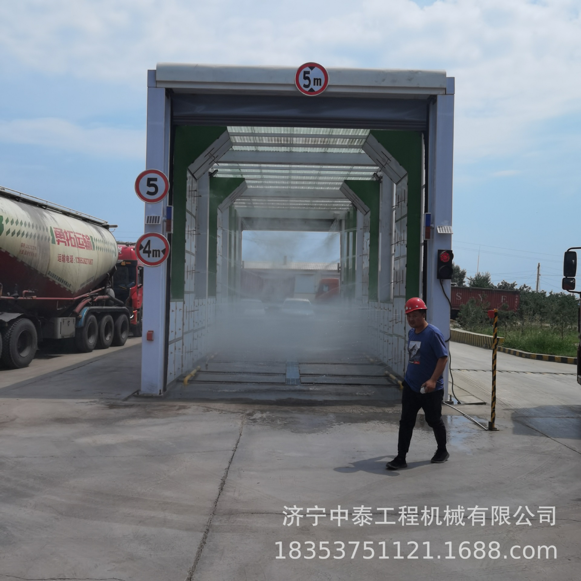 矿山全自动龙门带烘干洗车机 车辆清洗房摇摆式运输车辆洗轮机