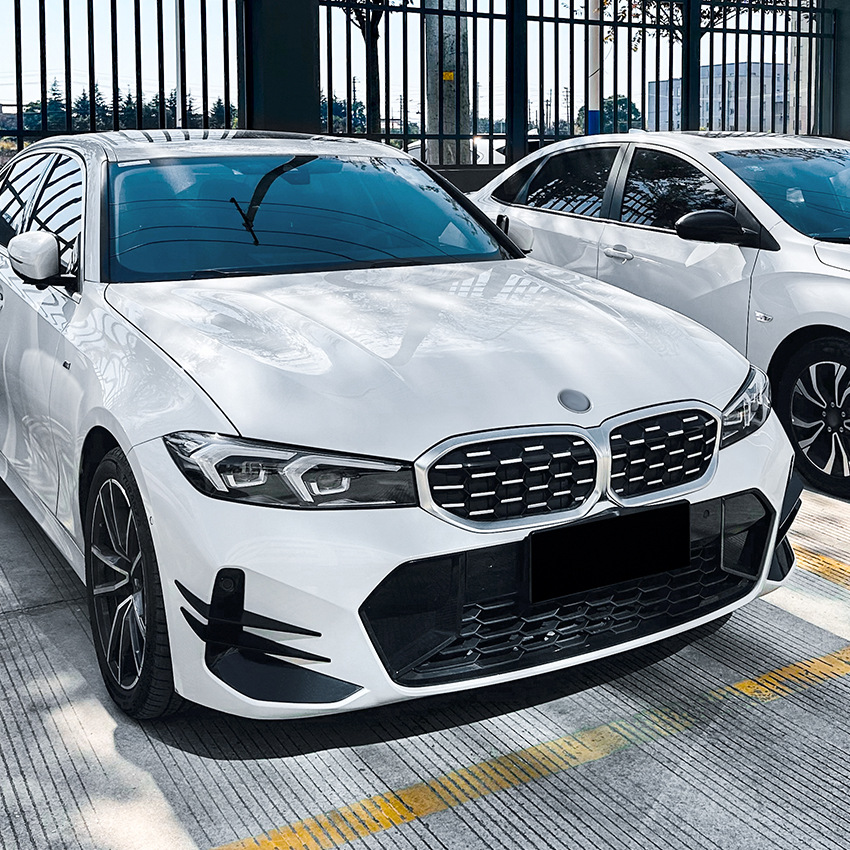 (2개) BMW BMW 3 시리즈 G20G21 LCI M SPORT2023 전면 에어 나이프 TUYERE 자동차 스티커 외부 수정에 적합