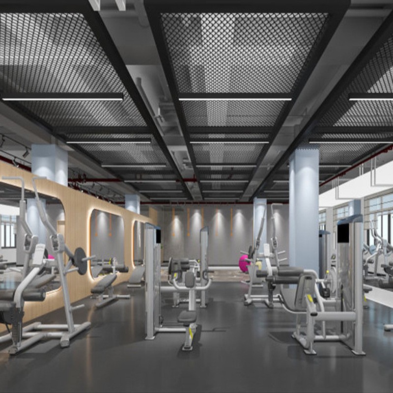 健身房吊顶拉网铝单板装饰服装店外墙拉网铝单板 广东铝单板厂家