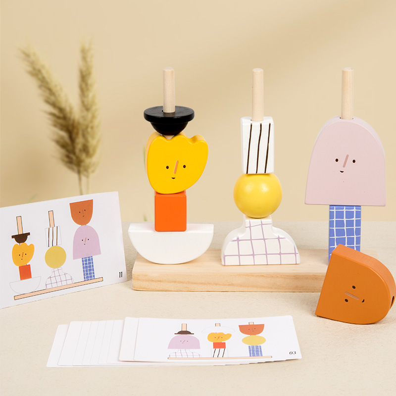 Personajes para niños, bloques de construcción de mosaico creativo, partículas grandes, apilados, bebés altos, imágenes, rompecabezas, educación temprana, juguetes intelectuales útiles