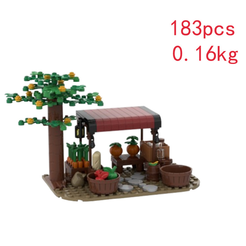 Construction Block Toy Small Particle Assembly Model Ornament_voghion.com