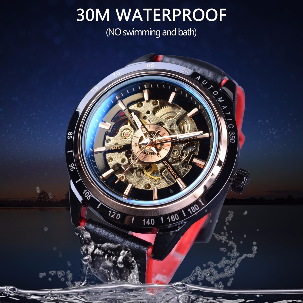 Forsining blue light glass mechanical watch for men's leisure sports hollowed out fully automatic mechanical watch is_voghion.com