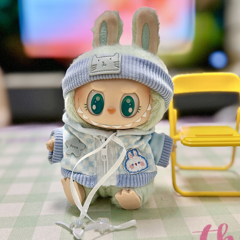 服のみ】第二世代ブラインドボックス ラブブ服 エポキシ樹脂製顔飾り ラブブ シットシットパーティーシリーズ ベビー服 可愛い|undefined