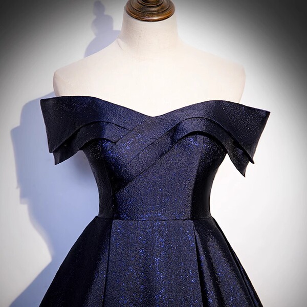 Elite blue evening dress
