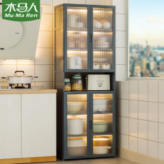 Dining cabinet storage wine cabinet storage tea side cabinet living room modern simple wall-mounted home kitchen cabinet cupboard