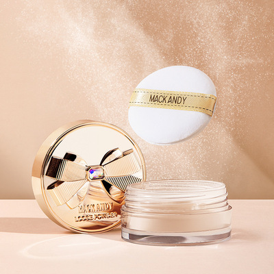 Mary can Andy bow Lithe Silk sliding atmosphere Hold powder Concealer Oil control waterproof Anti-sweat Loose powder Powder