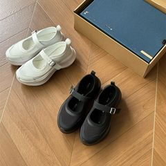 高品質の厚底メリージェーン婦人靴、春と夏の新しいプラットフォームメッシュ通気性衝撃吸収カジュアルスポーツシューズが広東省で製造されています