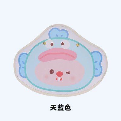 Chair back anti-kick pad seat back anti-kick pad dirt-resistant - sky-blue-beaver