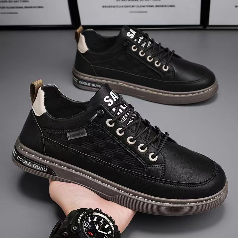 Atmungsaktive Herren Ledersneaker Für Freizeit Und Sport_voghion.com