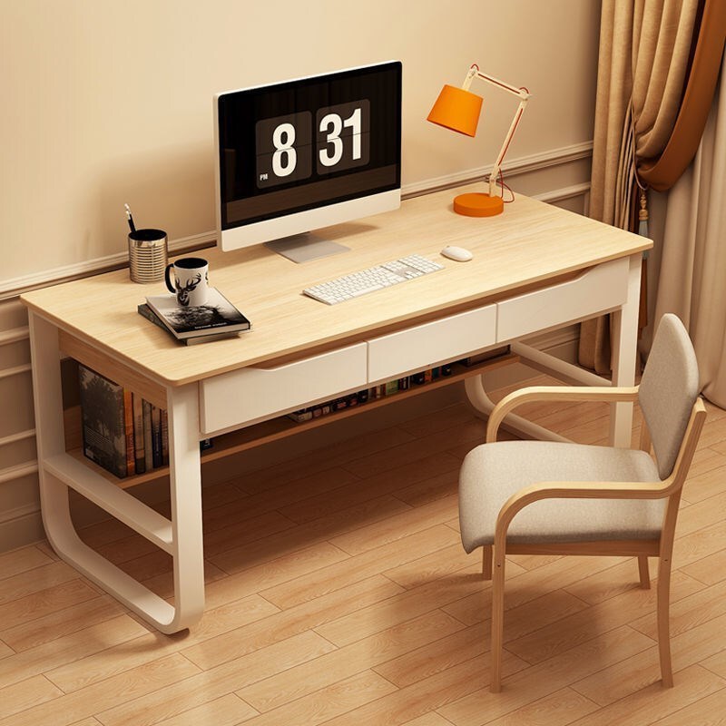 Computer Desktop Table Rental House Long Table Workbench Study Table Desk Height 90cm Simple Bedroom Female Small
