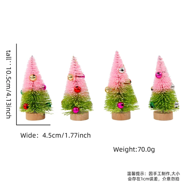 Pink green gradient bell model (four outfits)