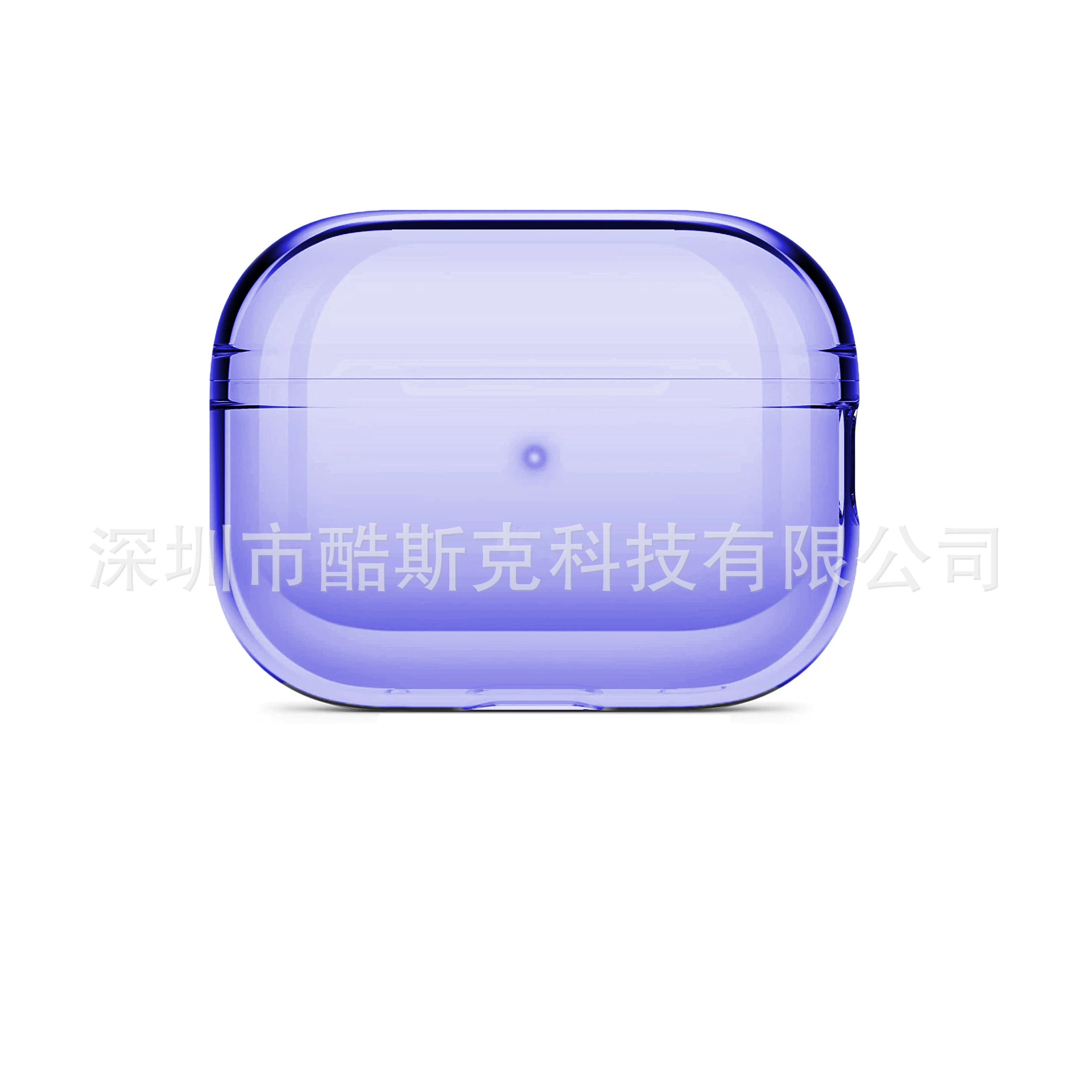 Защитный чехол (Apple) AirPods Pro 2 — TPU-накладка с интегрированной карабиной, прозрачные цвета