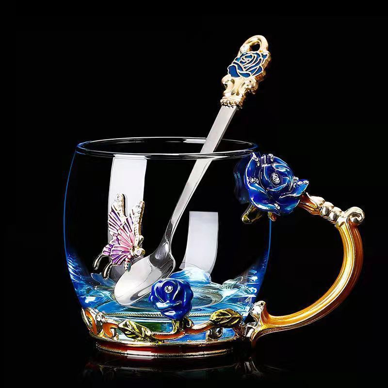 Vaso de vidrio tallado de mujer de estilo europeo, regalo creativo para el hogar, decoración del día de San Valentín, tazas de cubiertos, tazas de agua
