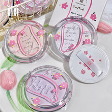 xixi清透雾感定焦粉饼定妆便携磨皮雾面学生修容散粉平价彩妆国货