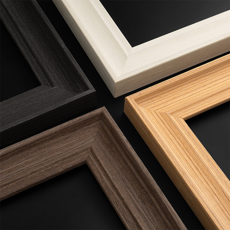 Solid Wood Oil Painting Frame Outer Frame Mounted Digital Oil Painting Frame Large Size Free Assembly Frame Frame Photo Frame Wall Hanging