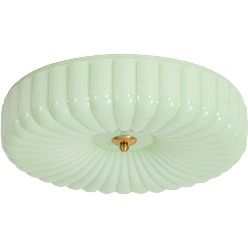 Medieval Modern Led Ceiling Light, Mint Green Glass Ceiling Light, Large Hallway Ceiling Light, Nordic Retro Medieval Modern Led Ceiling Light, Mint Green Glass Ceiling Light, Large Hallway Ceiling Light, Nordic Retro