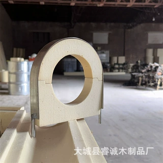 高密度聚氨酯管托 热力管道PE保温木托 防腐阻燃管道固定支座