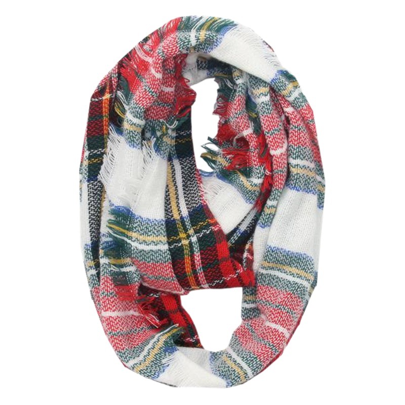 Europe and the United States Amazon foreign trade Plaid decorative scarf cross-border ladies warm imitation cashmere scarf wholesale factory sales