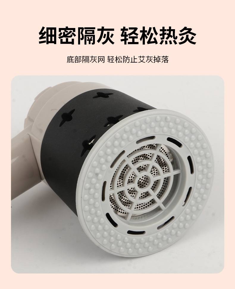Handheld Moxa Device Home Portable Moxibustion Stick for Neck Shoulder Back Knee Warm Therapy with 108 Moxa Cones key features