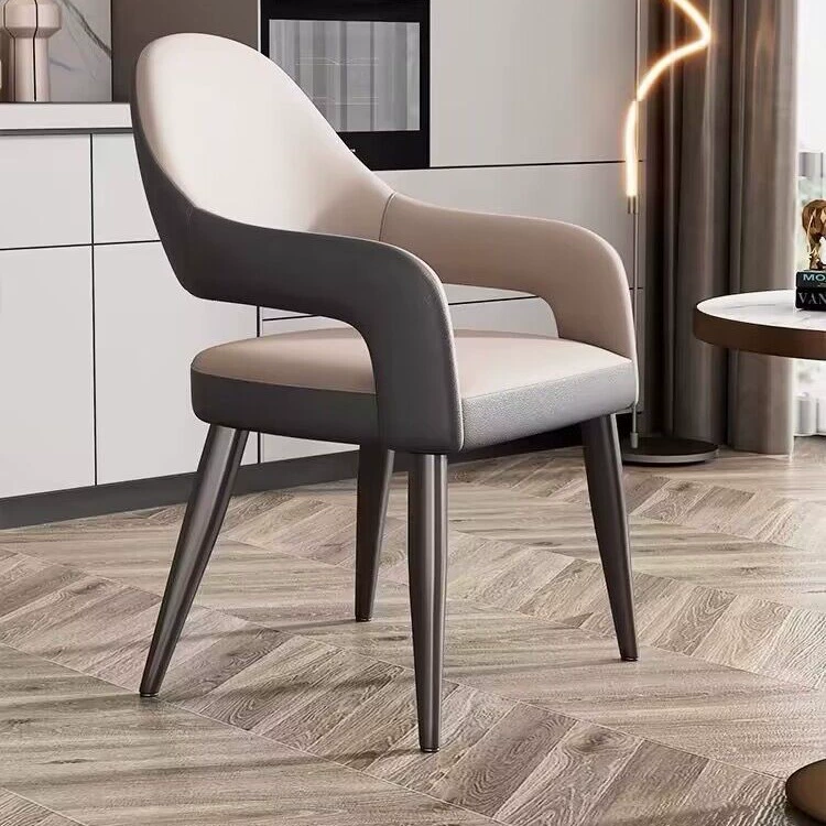 Ресторан Стул Отель Сеть Красный Современный Простой Легкий Экстравагантный Ресторан Обеденный Стул Стул