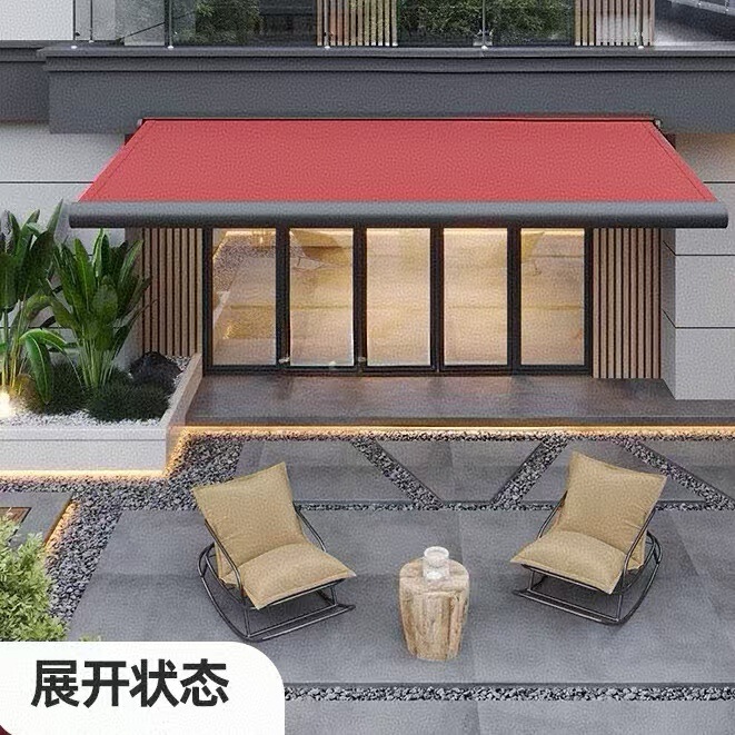 Source Factory Electric Aluminum Alloy Awning Villa Balcony Courtyard Remote Control Folding Retractable Awning Canopy Source Factory Electric Aluminum Alloy Awning Villa Balcony Courtyard Remote Control Folding Retractable Awning Canopy