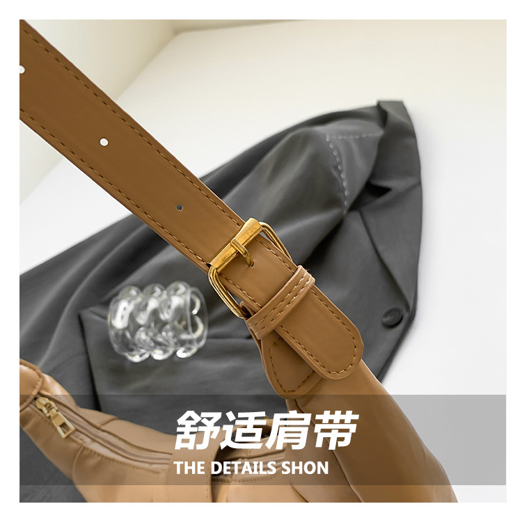 High-end 2024 autumn/winter new underarm bag, handbag, large-capacity commuting single-shoulder crossbody bag, dumpling bag Item Picture