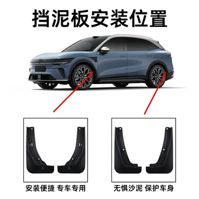 Front and Rear Tire Mudguard – Mudguard