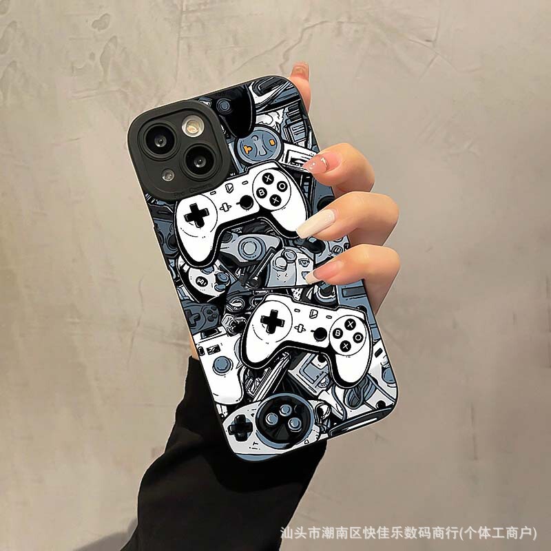 Creative game handle for Apple 16Pro phone case iPhone15/14plus creative 11 fun 1213
