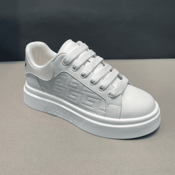 Zapatos Deportivos para Hombre, Primavera 2026, Nuevos, Transpirables, con Suela Gruesa, Aumentan la Estatura, Modernos, Versátiles, Casuales, Blancos