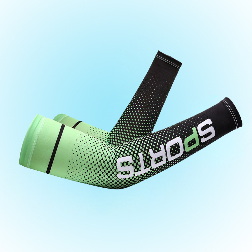 Protección solar oversleeve Ice Silk hombres y mujeres primavera y verano guantes UV brazo protección hielo manga conducción delgada fugas dos dedos opresleeve