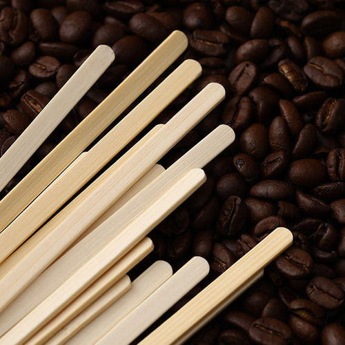 Aishangla Coffee Stirring Straw Disposable Drink Milk Tea Milk Powder Coffee Spoon Commercial Wooden Stirring Stick