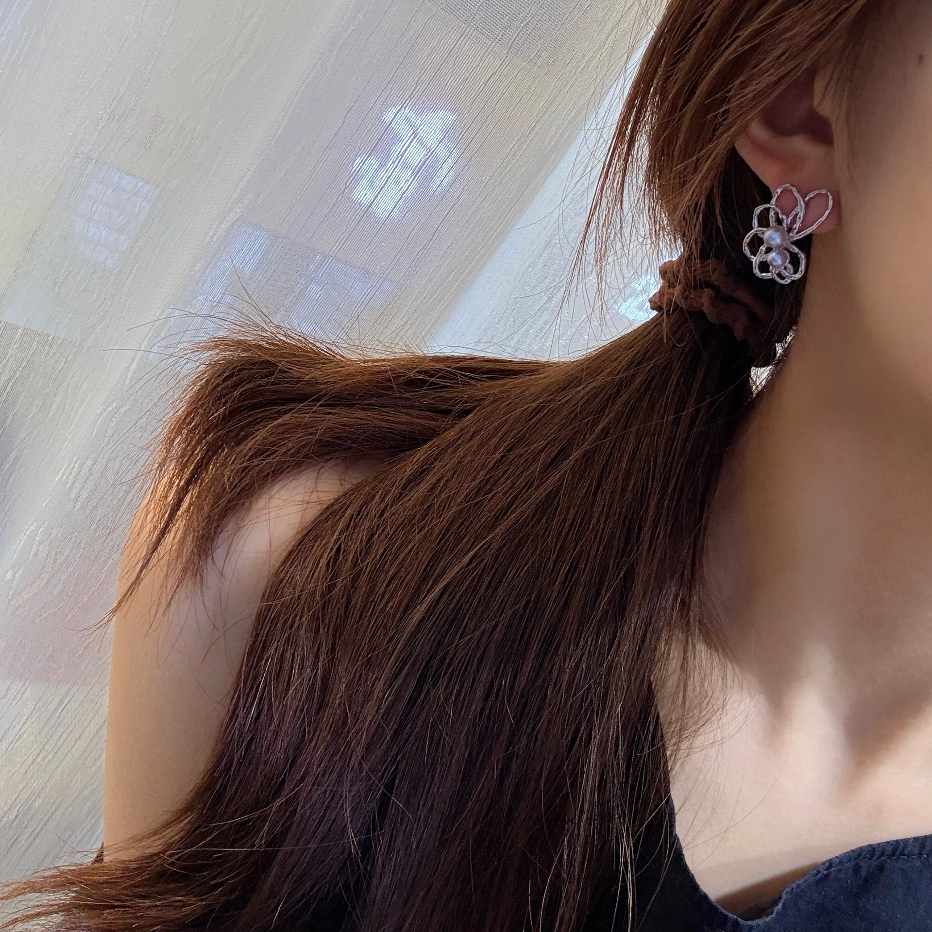 ����е�ˮ�����ɫ��Բ��������οջ���ͨ�崿��ɭϵ�ٴ����