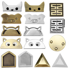 五金配件裝飾皮具箱包標牌金屬牛仔褲等裝飾扣異形扣頭