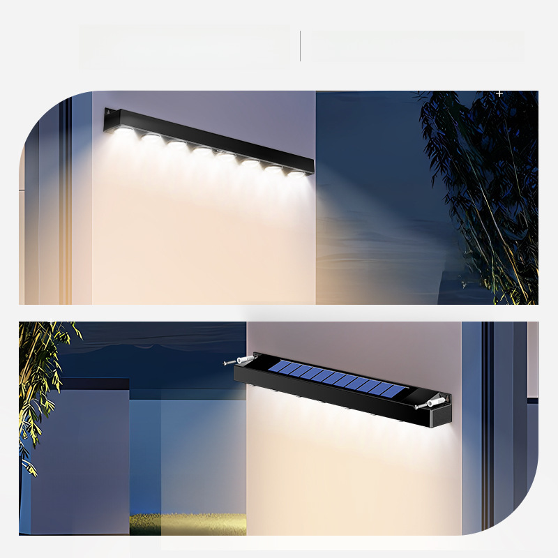 국경 간 새로운 야외 태양 시그니처 라이트 임베디드 스트립 라이트 LED 천장 조명 직사각형 스포트라이트