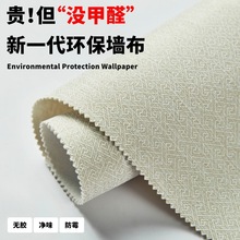 热烫墙布加厚热熔墙布无缝全屋卧室客厅壁布2025新款热胶背景工厂