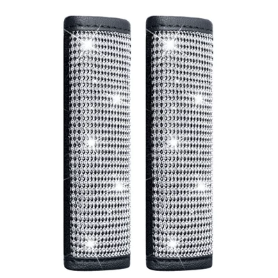 with Rhinestones, Full Diamond | Seat belt shoulder pad