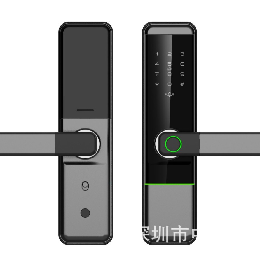 智能指纹锁 家用防盗门锁 宿舍公寓门锁 密码刷卡电子锁 厂家直销