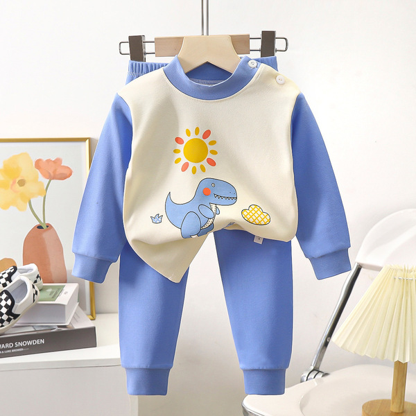 Keep warm children's cotton set for boys