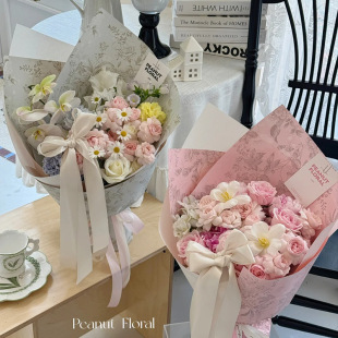 New Vine Flower Bouquet Wrapping Paper Waterproof Rose Bouquet Wrapping Paper Floral Material Flower Shop Materials