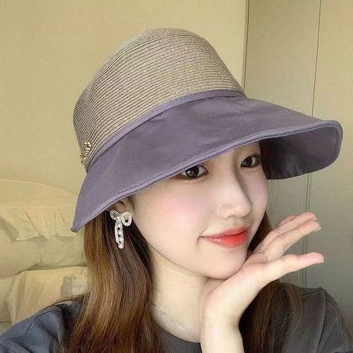 2024 Fashion Summer Women's Summer Sunshade Sun Hat with Wide Brim, Versatile UV Protection, Trendy and Wholesale